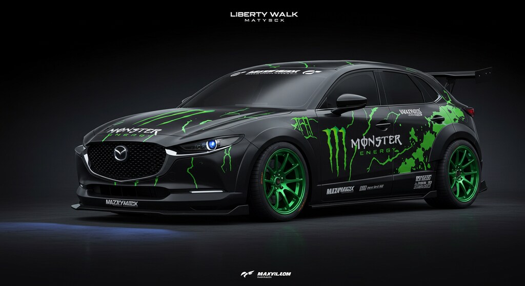 モンスターエナジーリバティーウォークCX-30