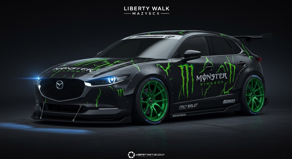 モンスターエナジーリバティーウォークCX-30