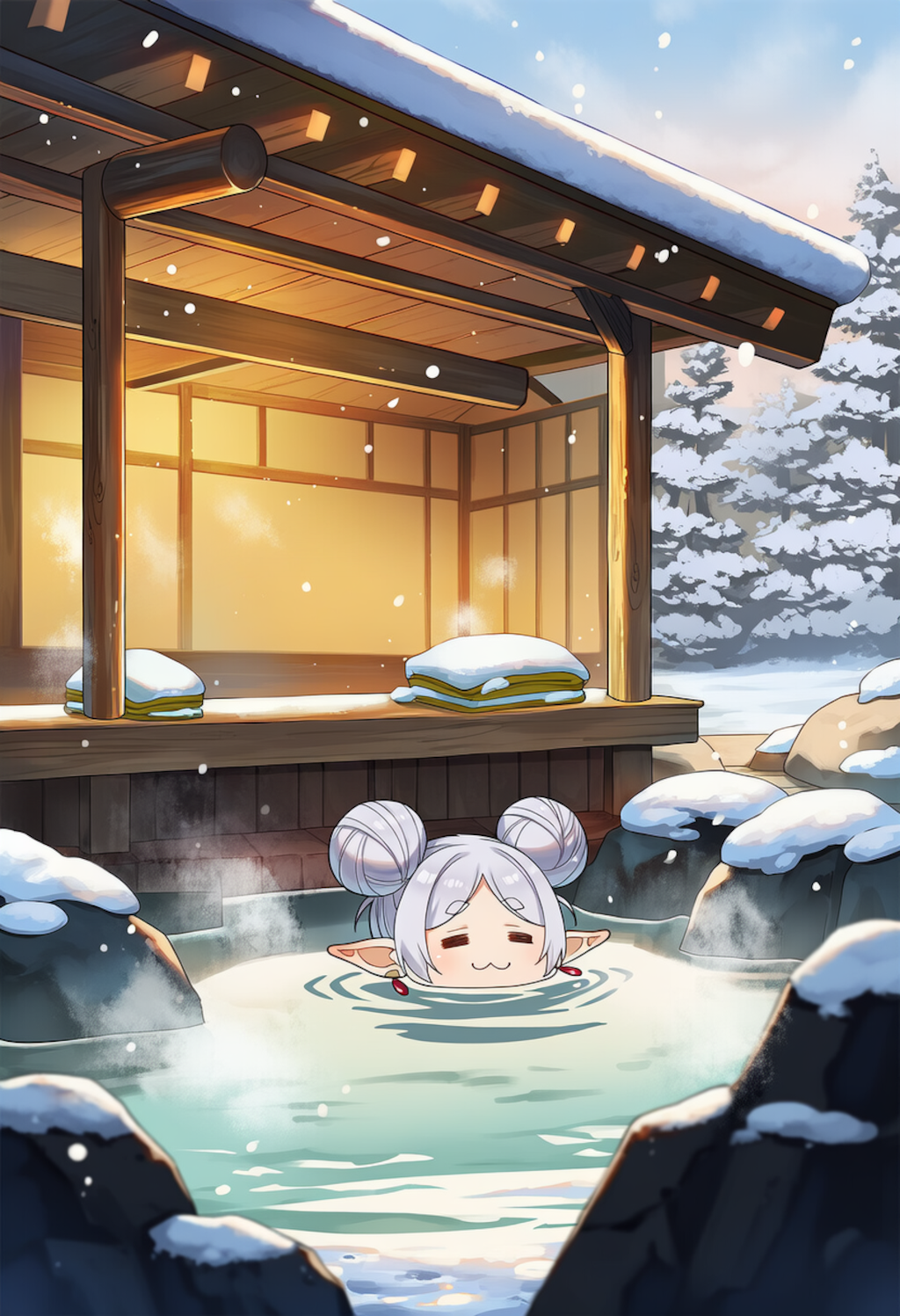 温泉のフリーレン