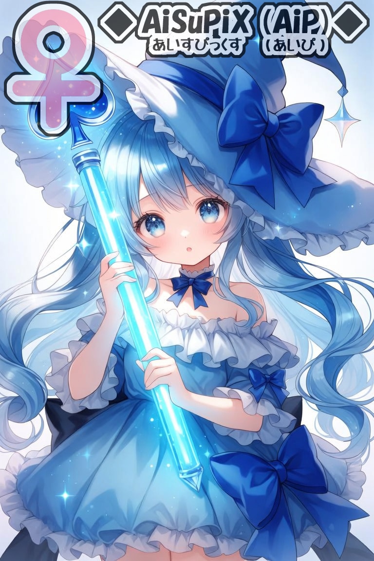 💙AiSuPix／どこかのブルー魔法使いちゃん💙