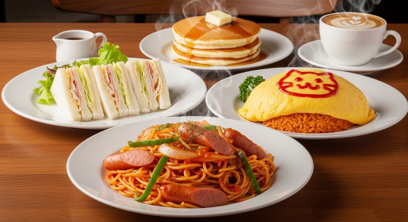 摩訶不思議食堂の喫茶店の日セット | の人気AIイラスト・グラビア