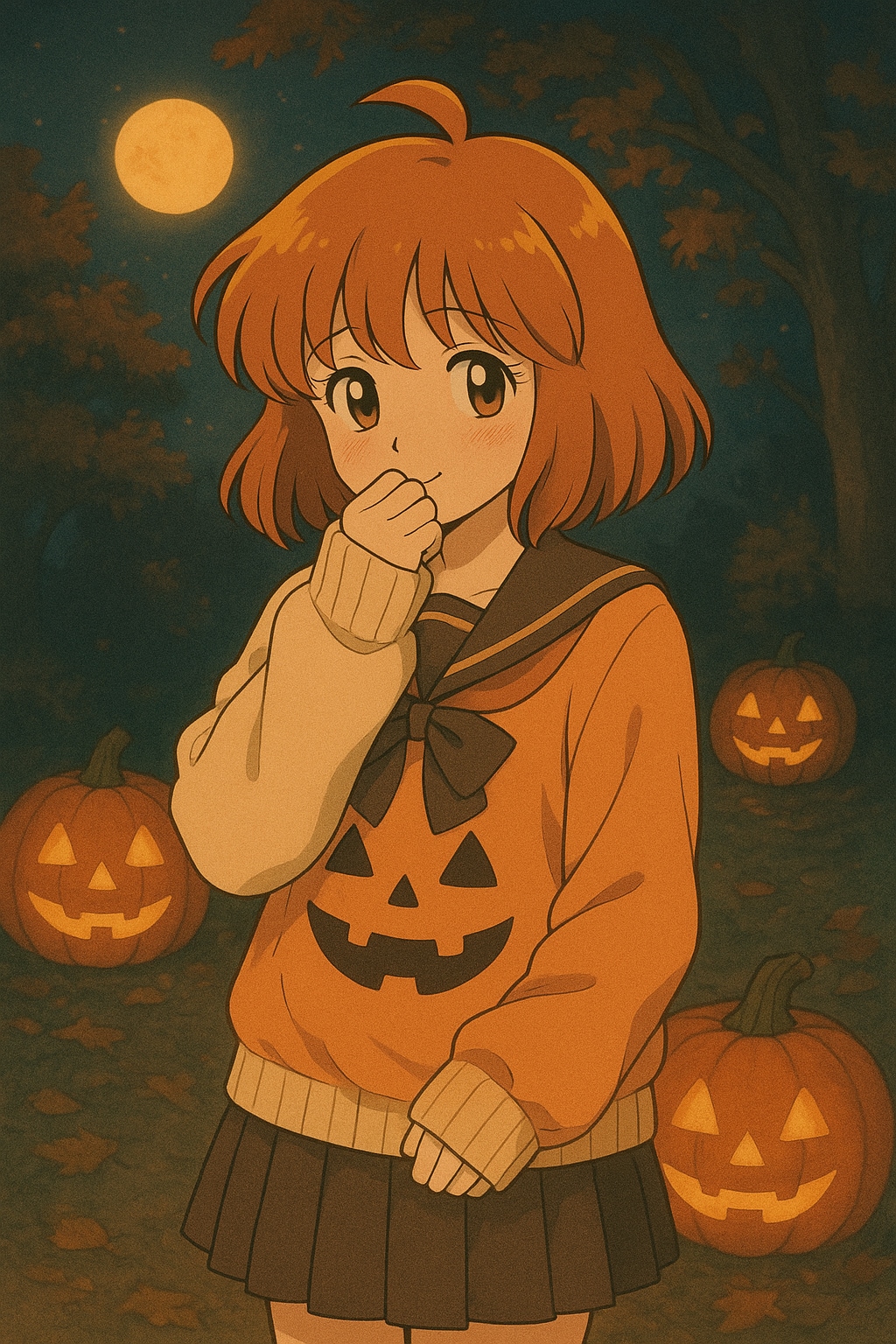 【[Este o uniformă de dovleac sau ceva de genul? Este acel dovleac? ❵]？❵