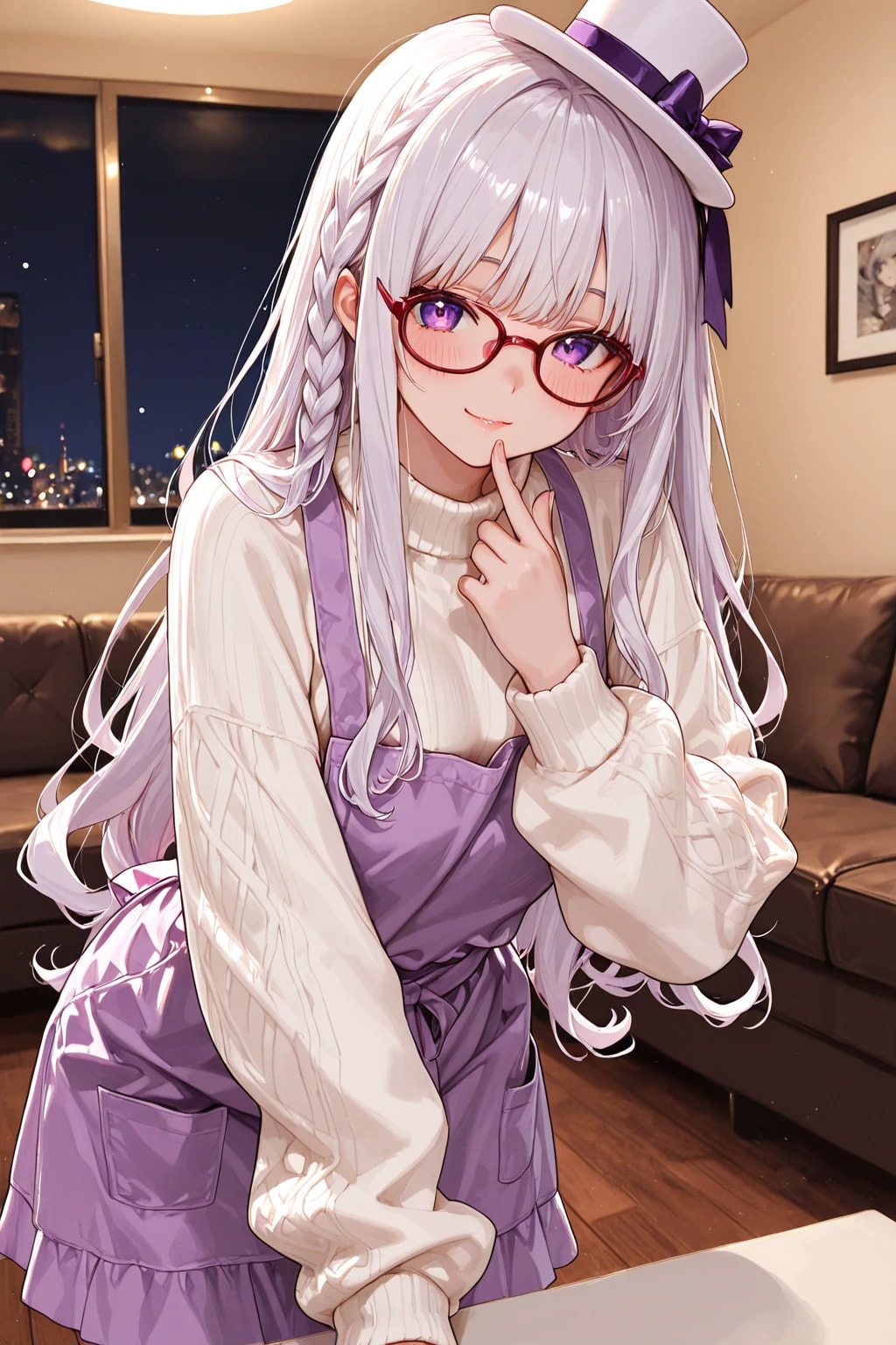 二人の夜 | の人気AIイラスト・グラビア