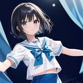 Blue Sailor Waving Dance 5枚目