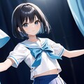 Blue Sailor Waving Dance 9枚目