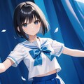 Blue Sailor Waving Dance 6枚目