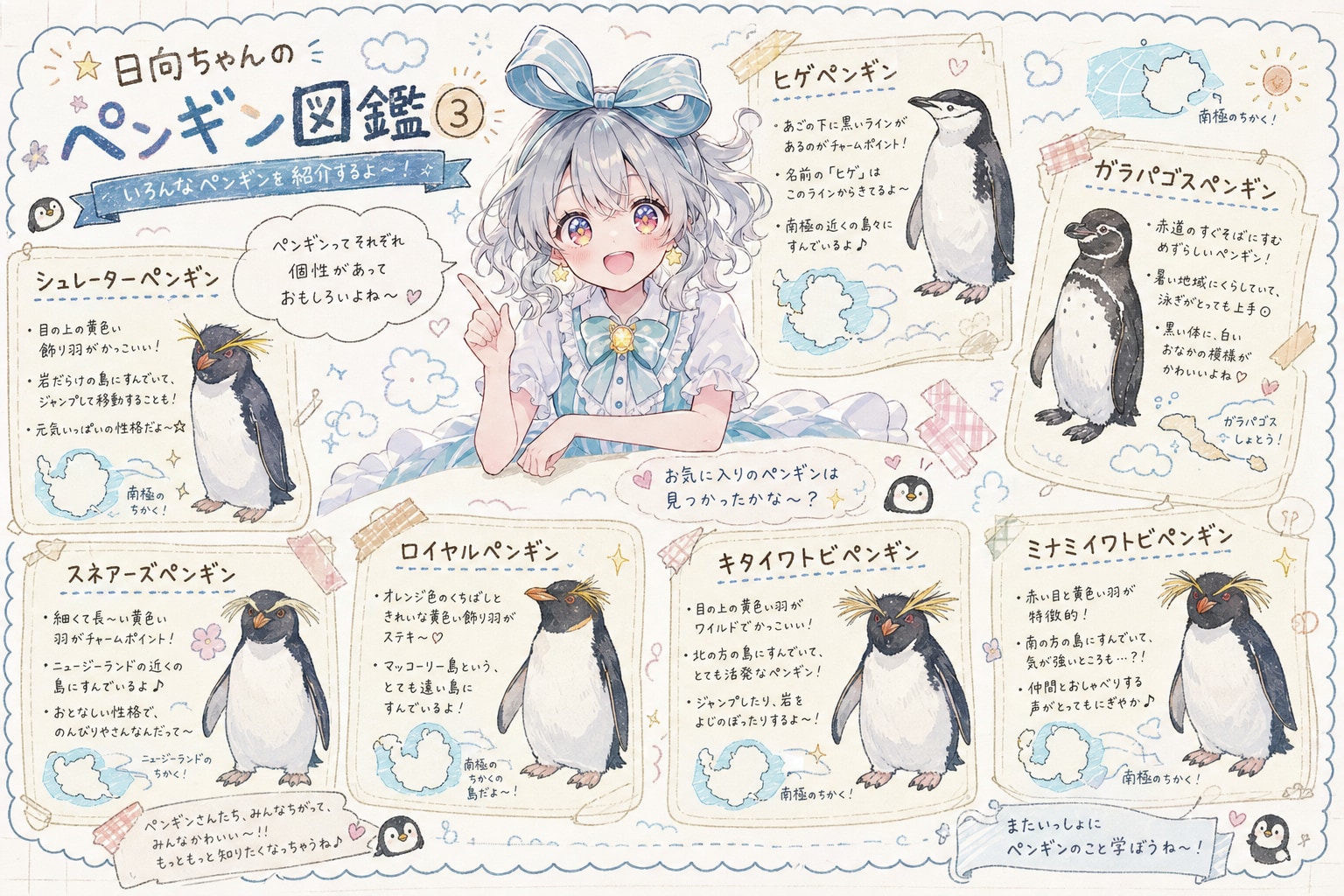日向ちゃんのペンギン図鑑③