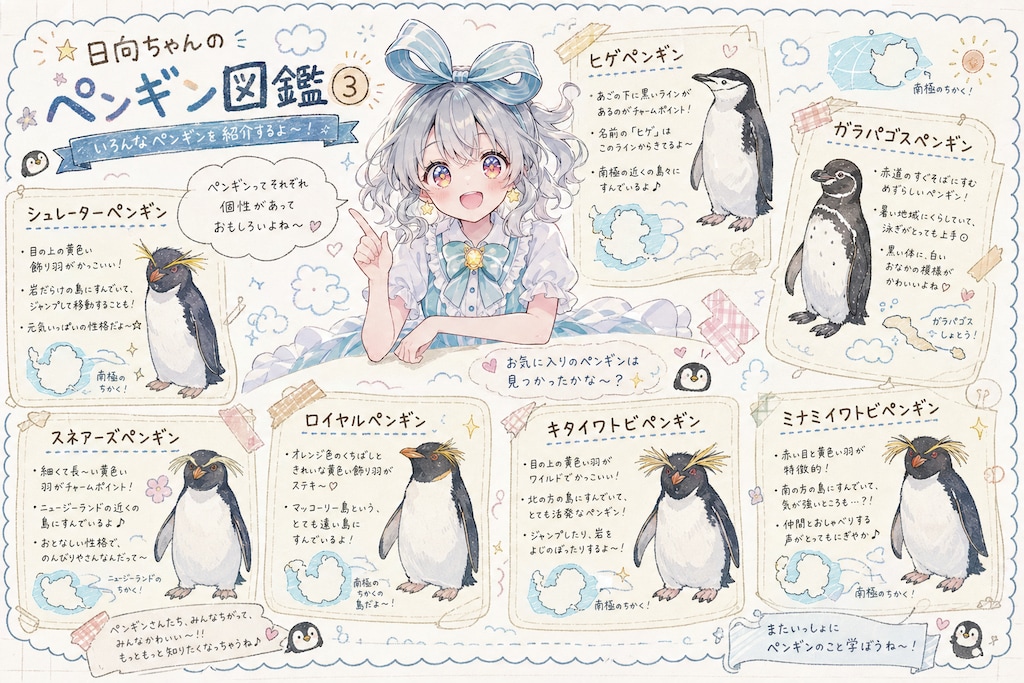 日向ちゃんのペンギン図鑑③
