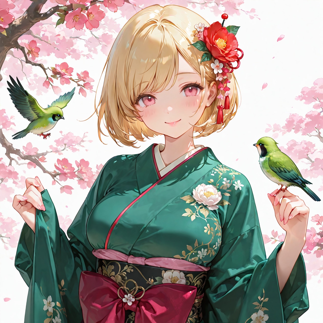 梅と鶯 | の人気AIイラスト・グラビア