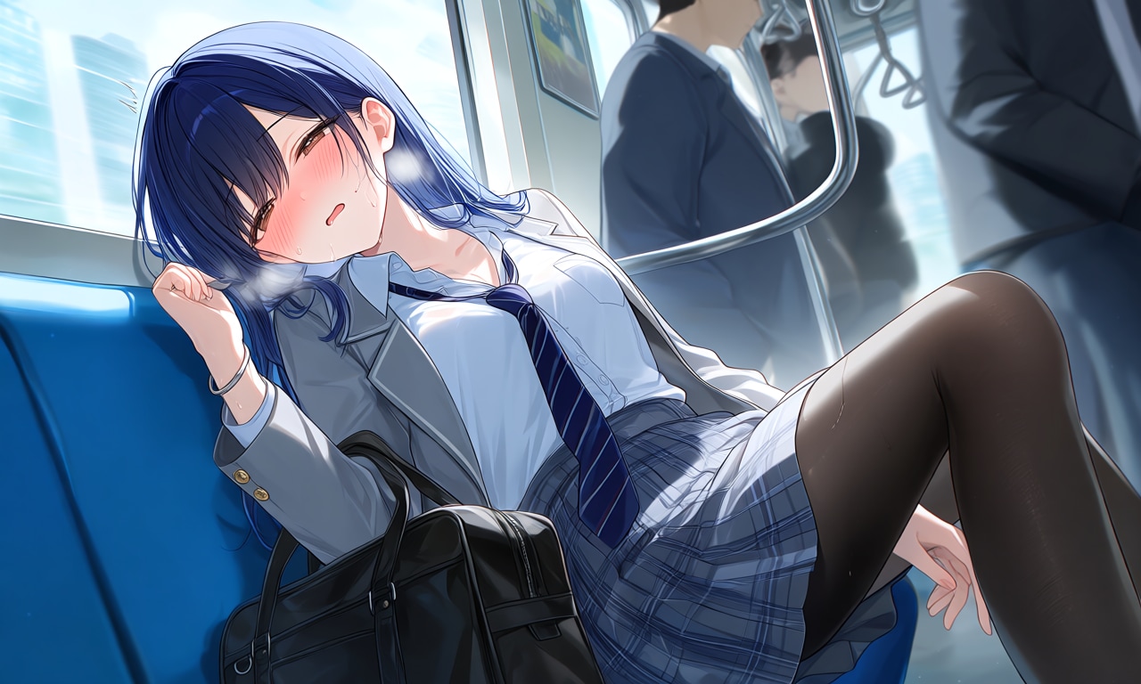 電車で何かに耐える⑨耐えた後