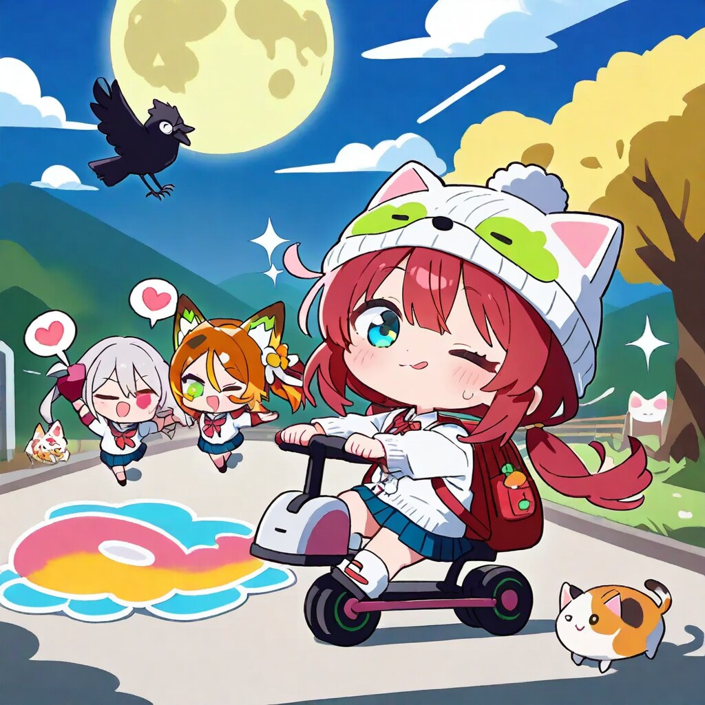 ツインテールの赤髪ちゃん