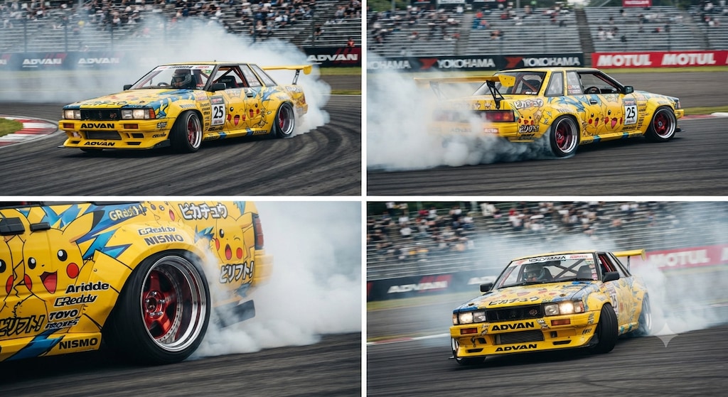 ピカチュウ柄240RSのドリ車