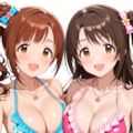 卯月と響子のビキニおっぱい 2枚目