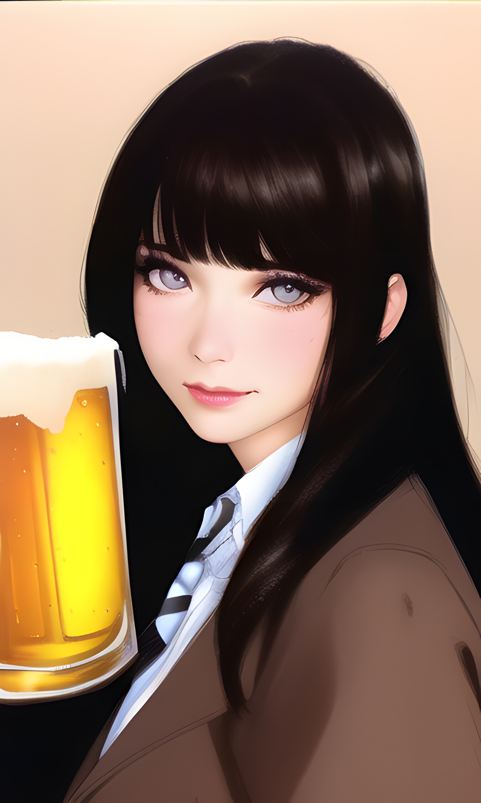 先輩、飲んでますか？