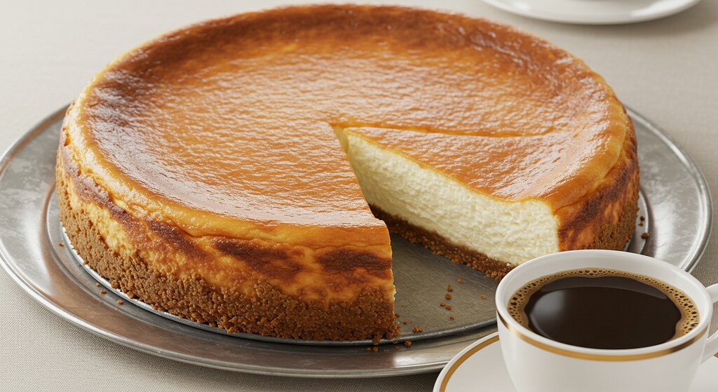 デザートの各種チーズケーキと珈琲のセット