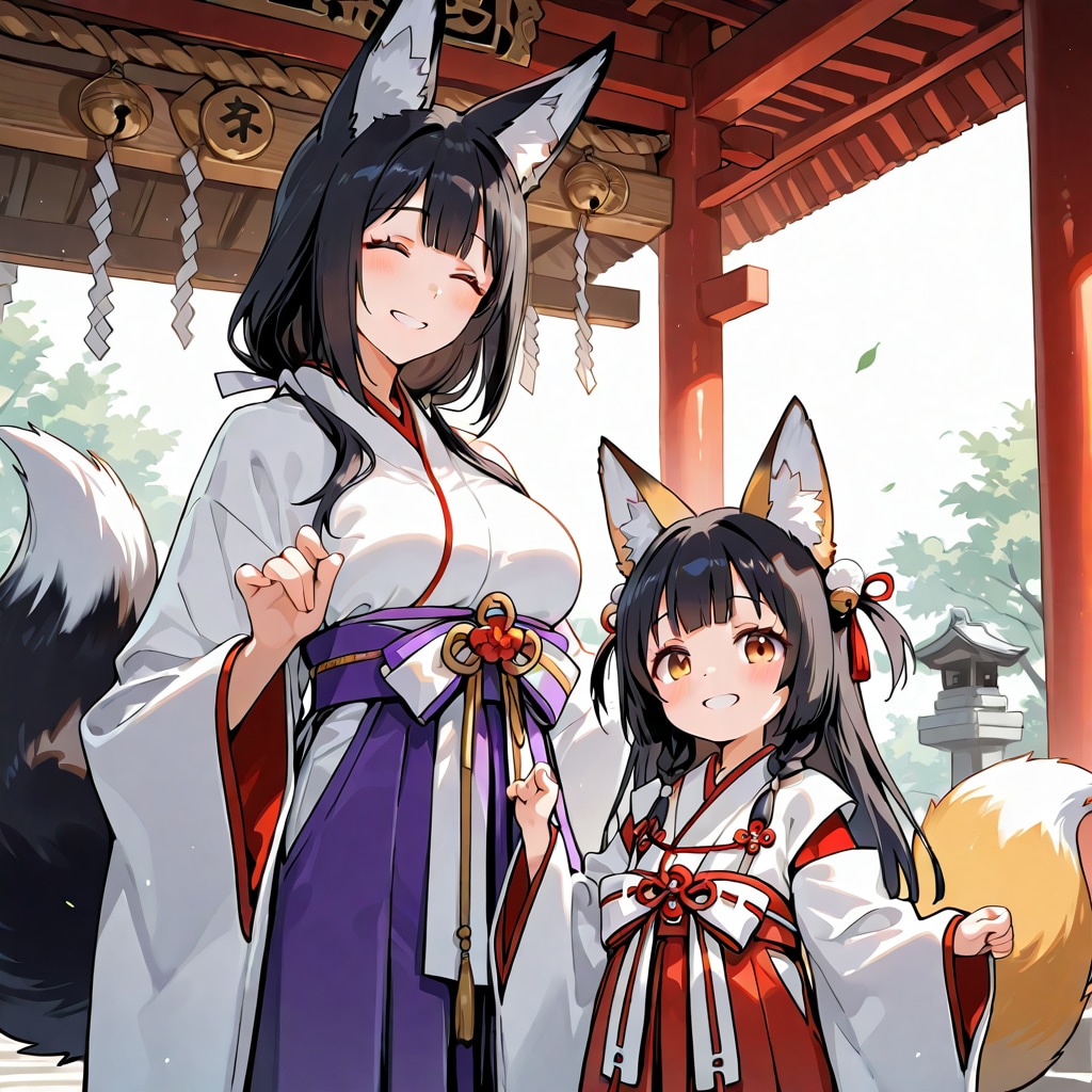 母娘２ | の人気AIイラスト・グラビア