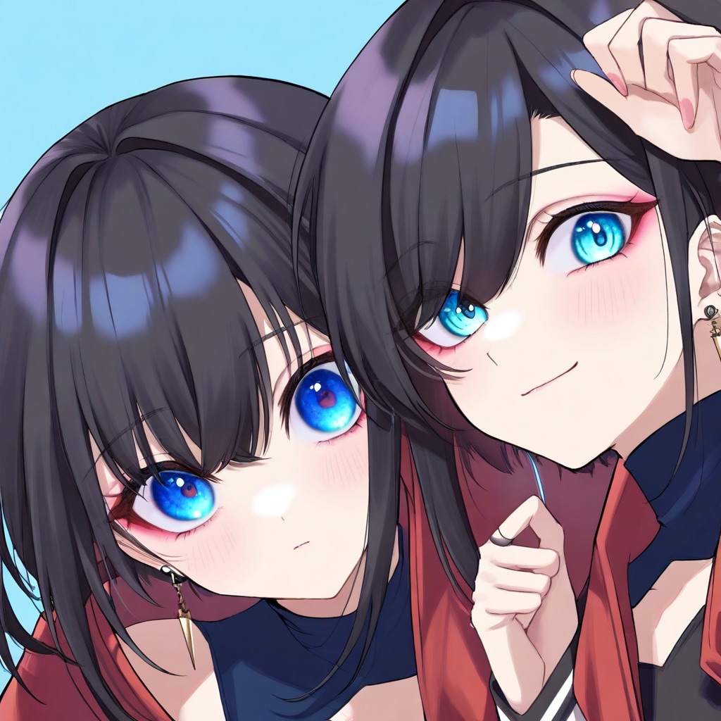 二卵性なら双子でも似てないもの | の人気AIイラスト・グラビア