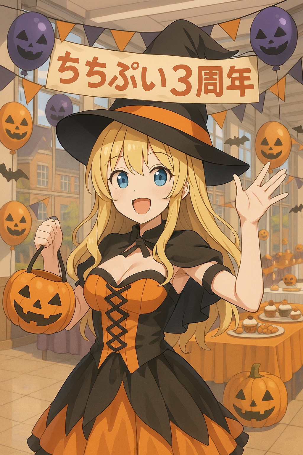 ハロウィン衣装でお祝い