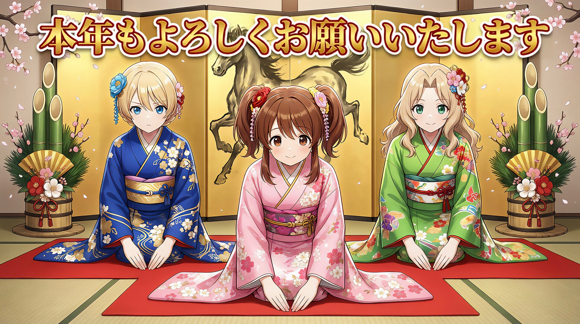 あけましておめでとうございます | の人気AIイラスト・グラビア