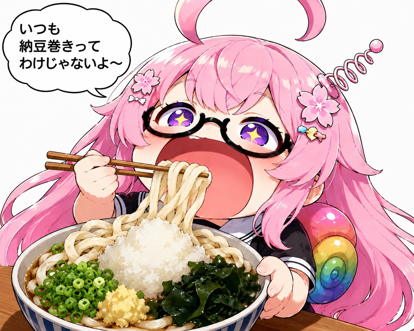 晩ごはんは冷やしぶっかけおろしうどん