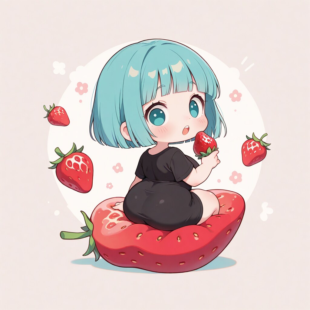 イチゴとめぐちゃん