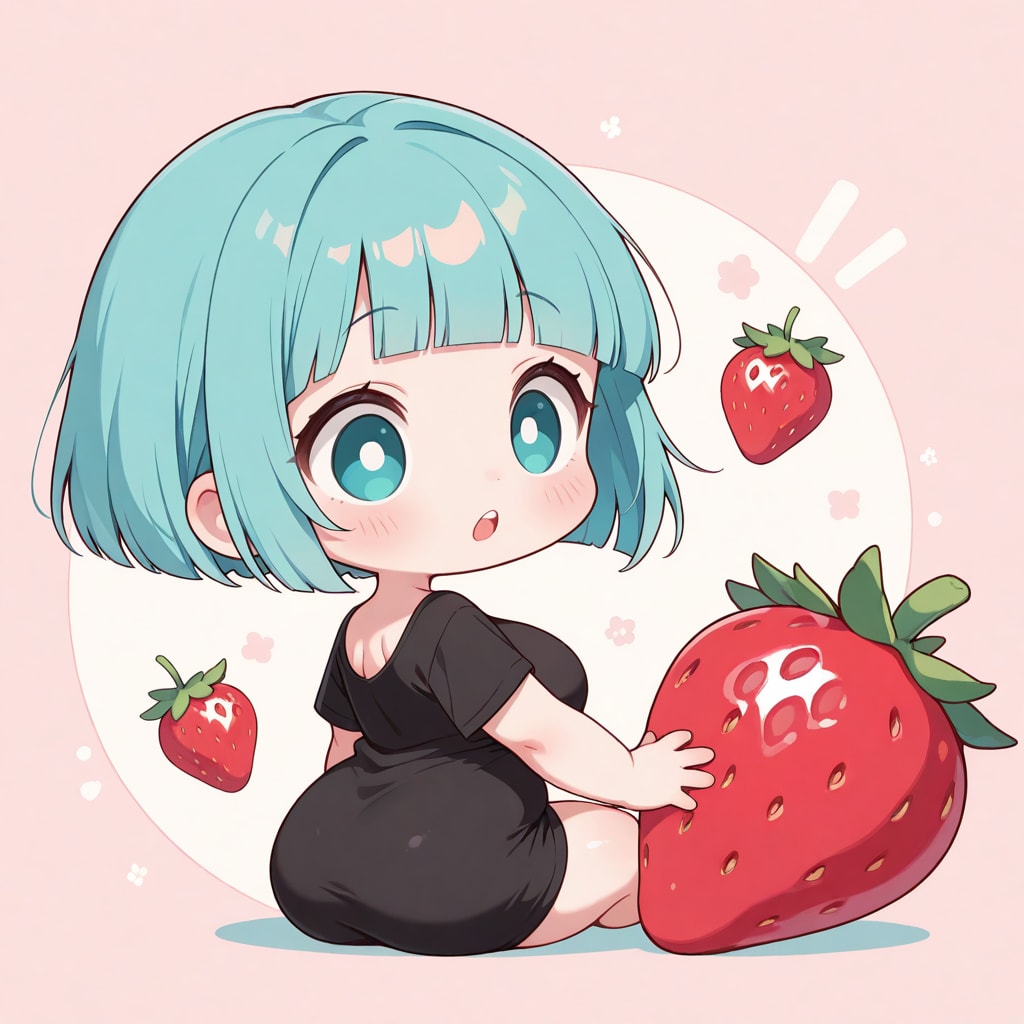 イチゴとめぐちゃん