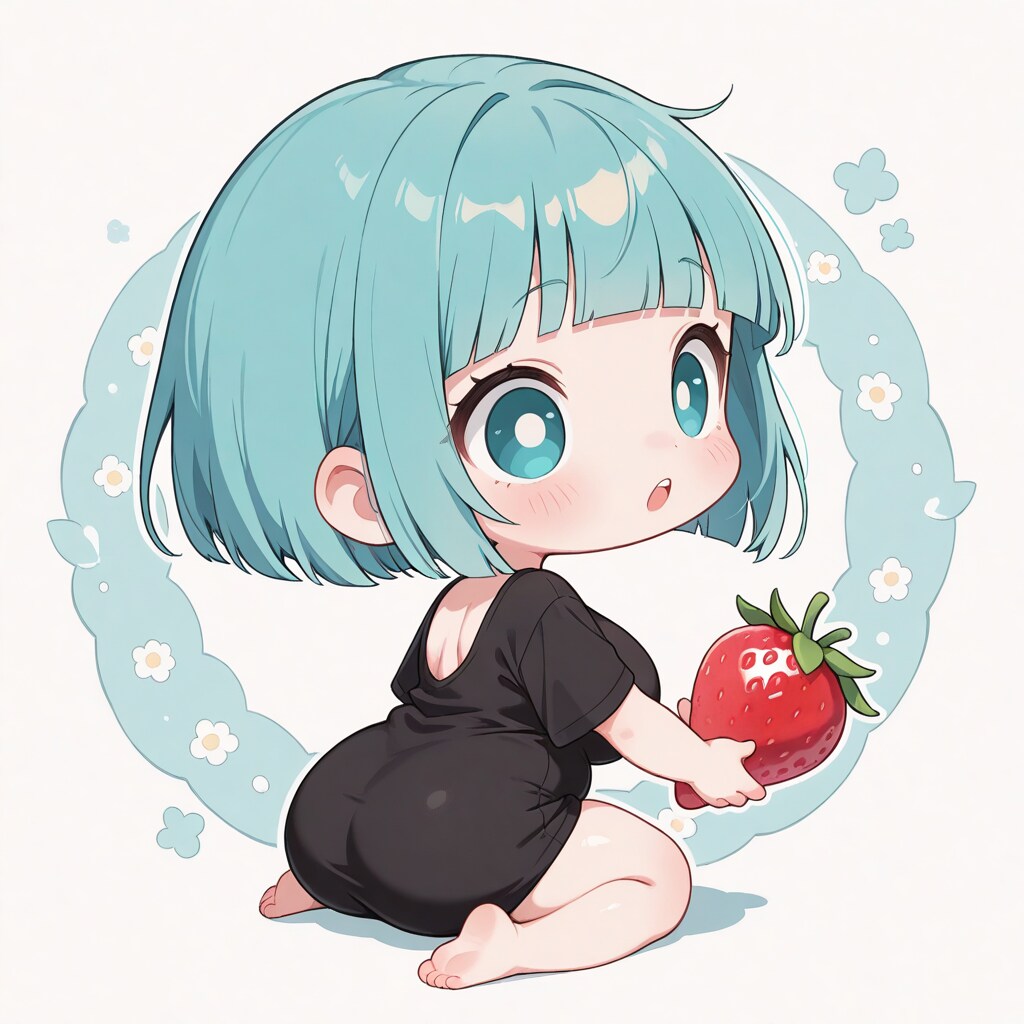 イチゴとめぐちゃん