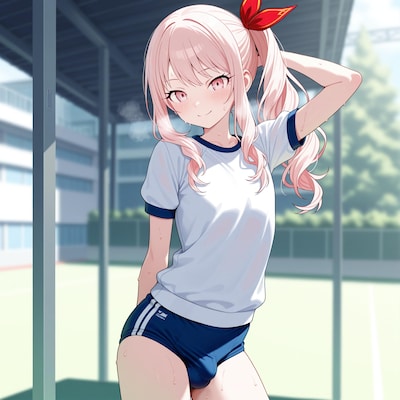 ブルマ姿の暁山瑞希くん