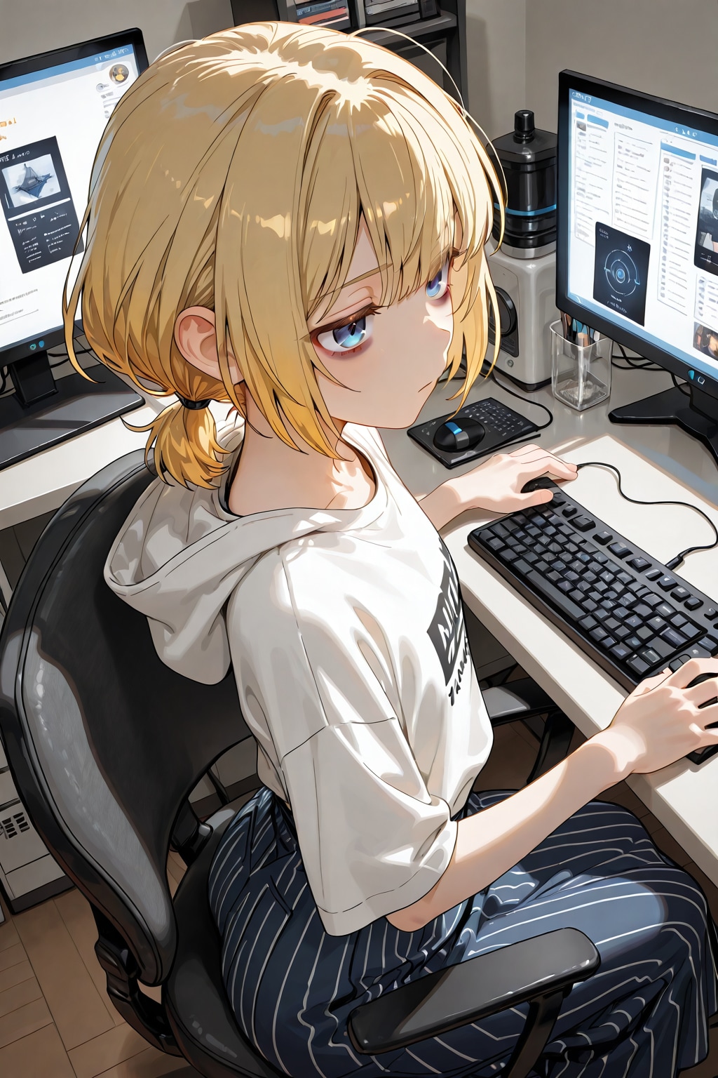残念美人の初生成ちゃんで塔の作成中 | の人気AIイラスト・グラビア