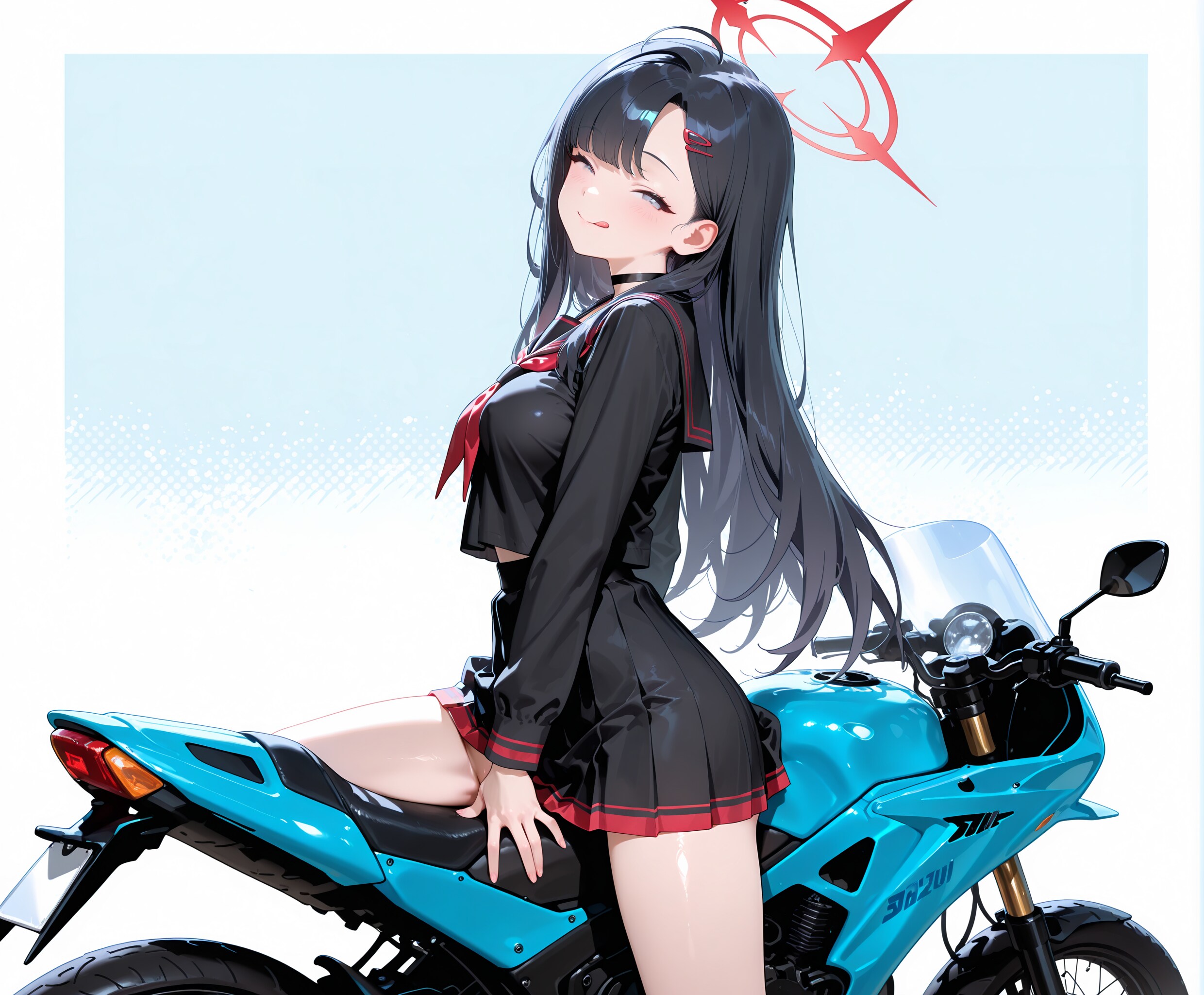 制服新調したんすけど・・・サイズ間違えたっすね♪