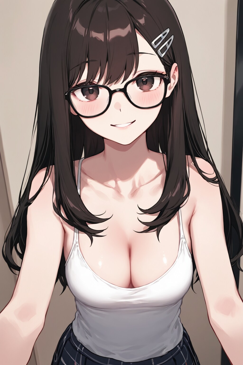 きれいなデコルテ綴ちゃん