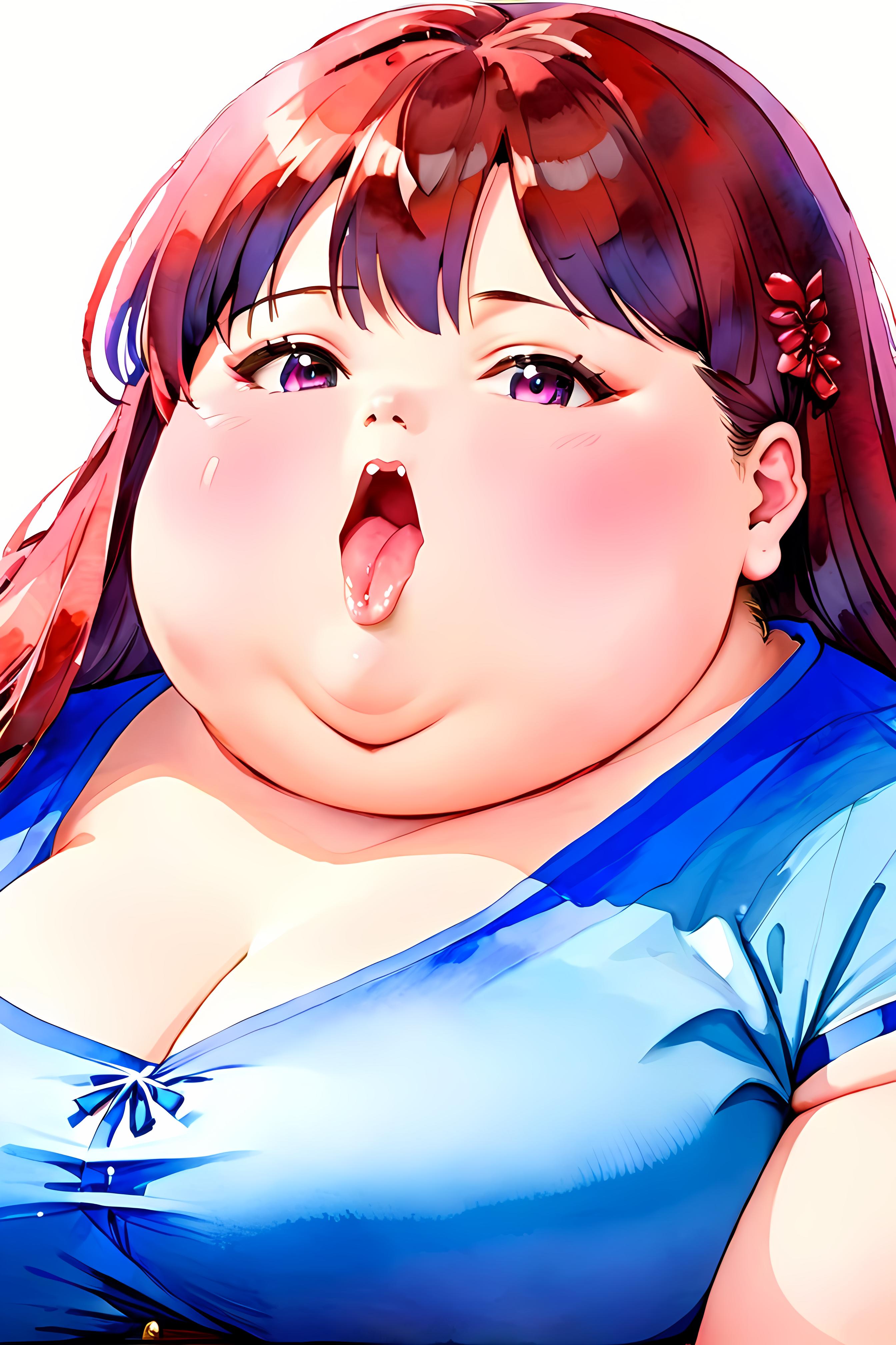叫ぶ美人