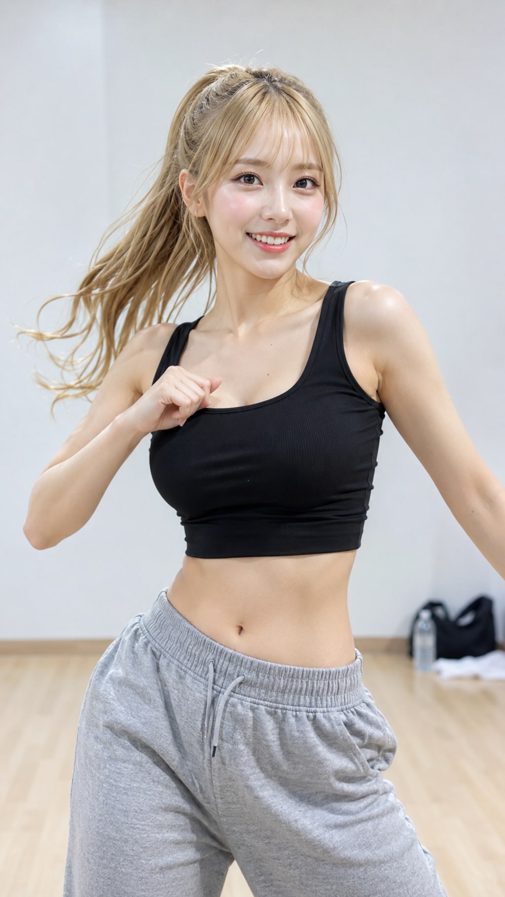 アイドルのダンスレッスン