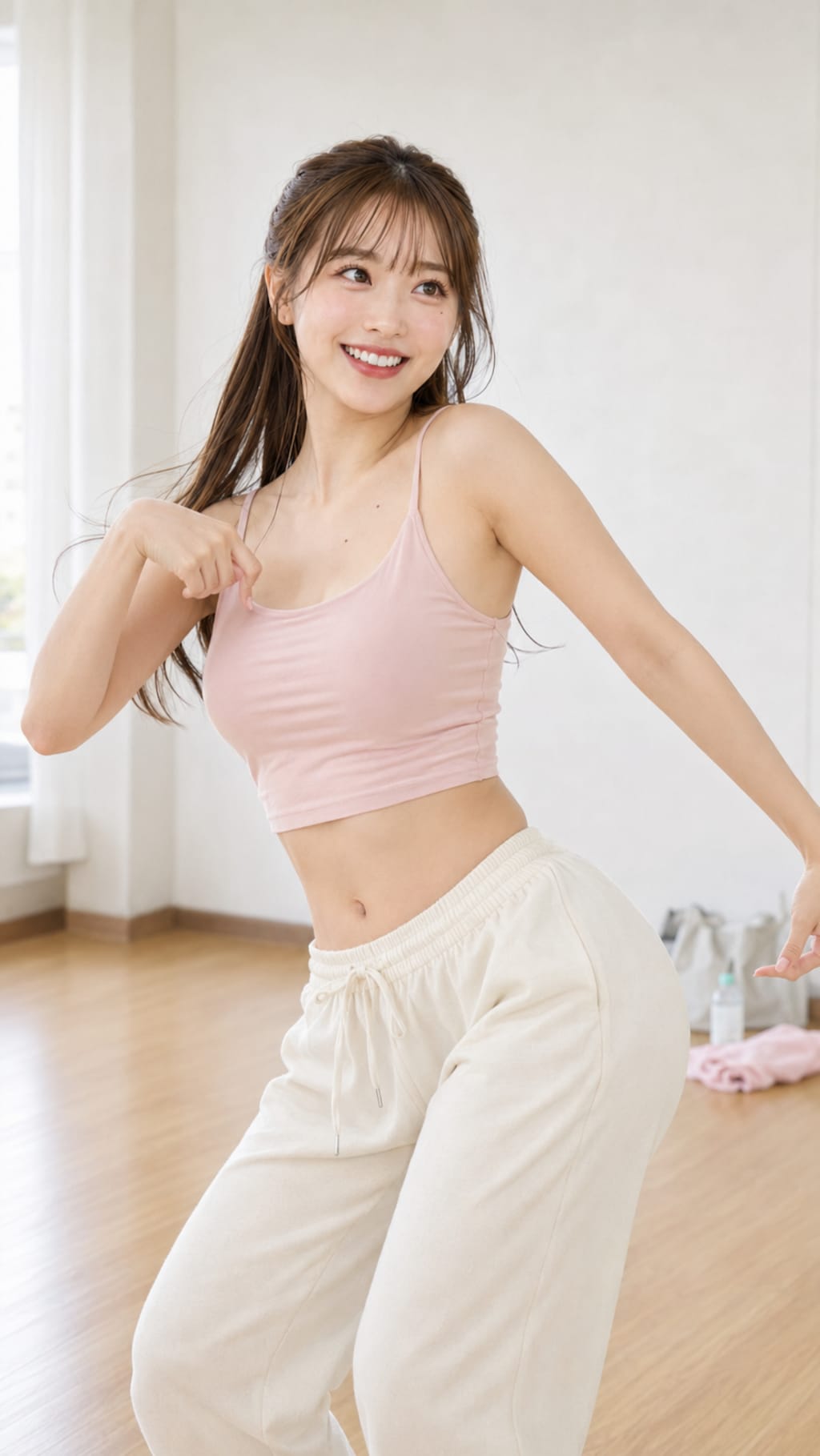 アイドルのダンスレッスン