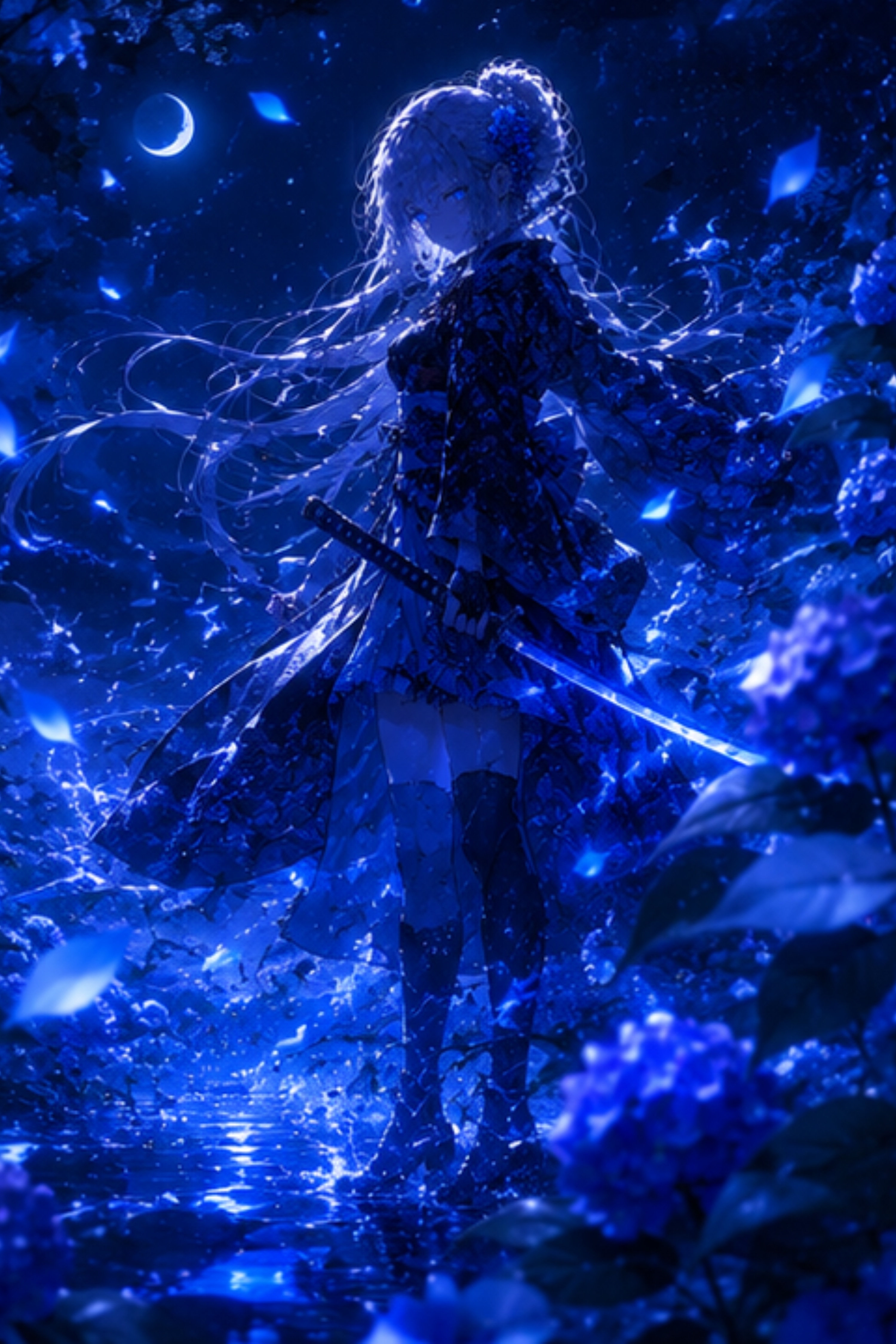蒼月下