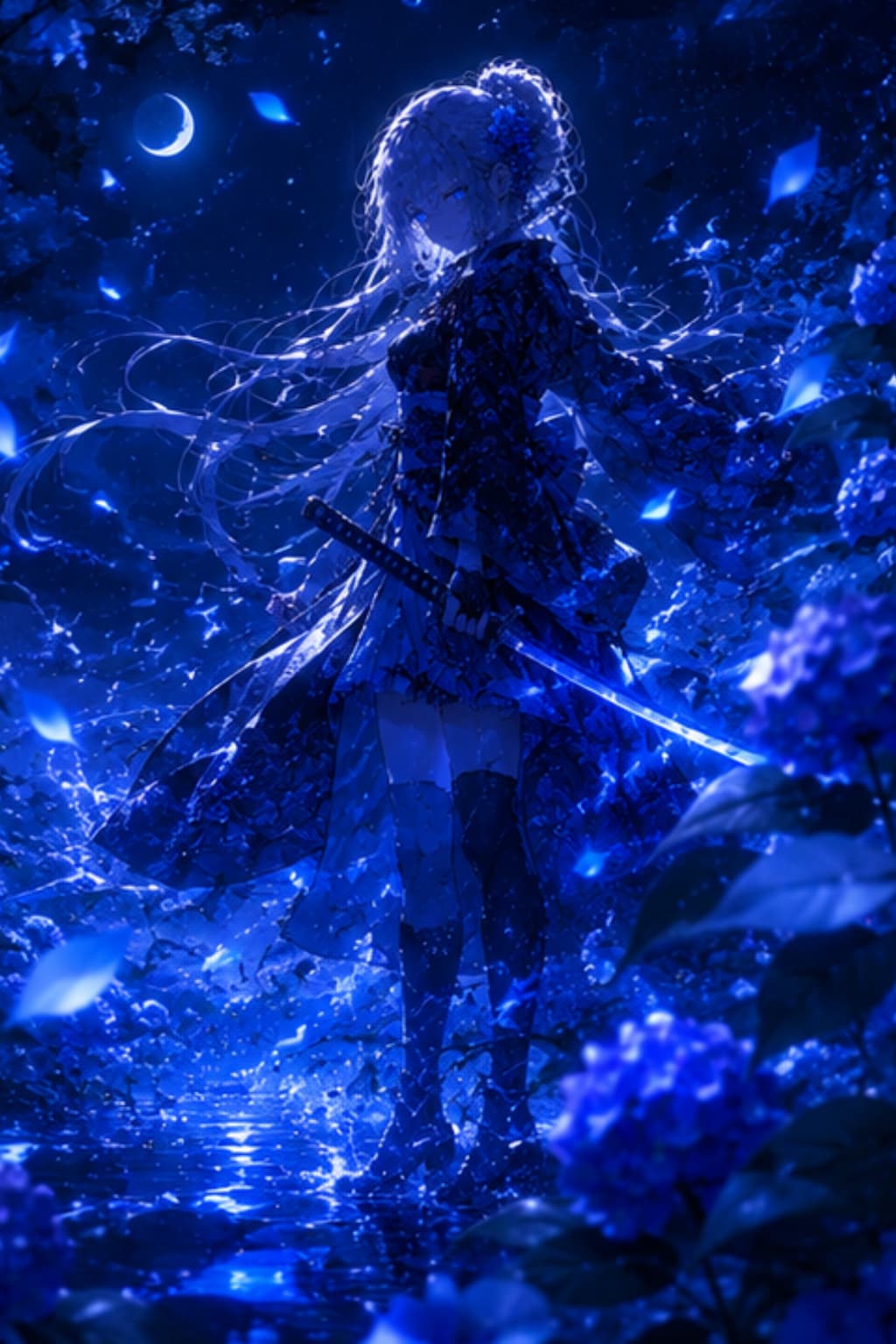 蒼月下