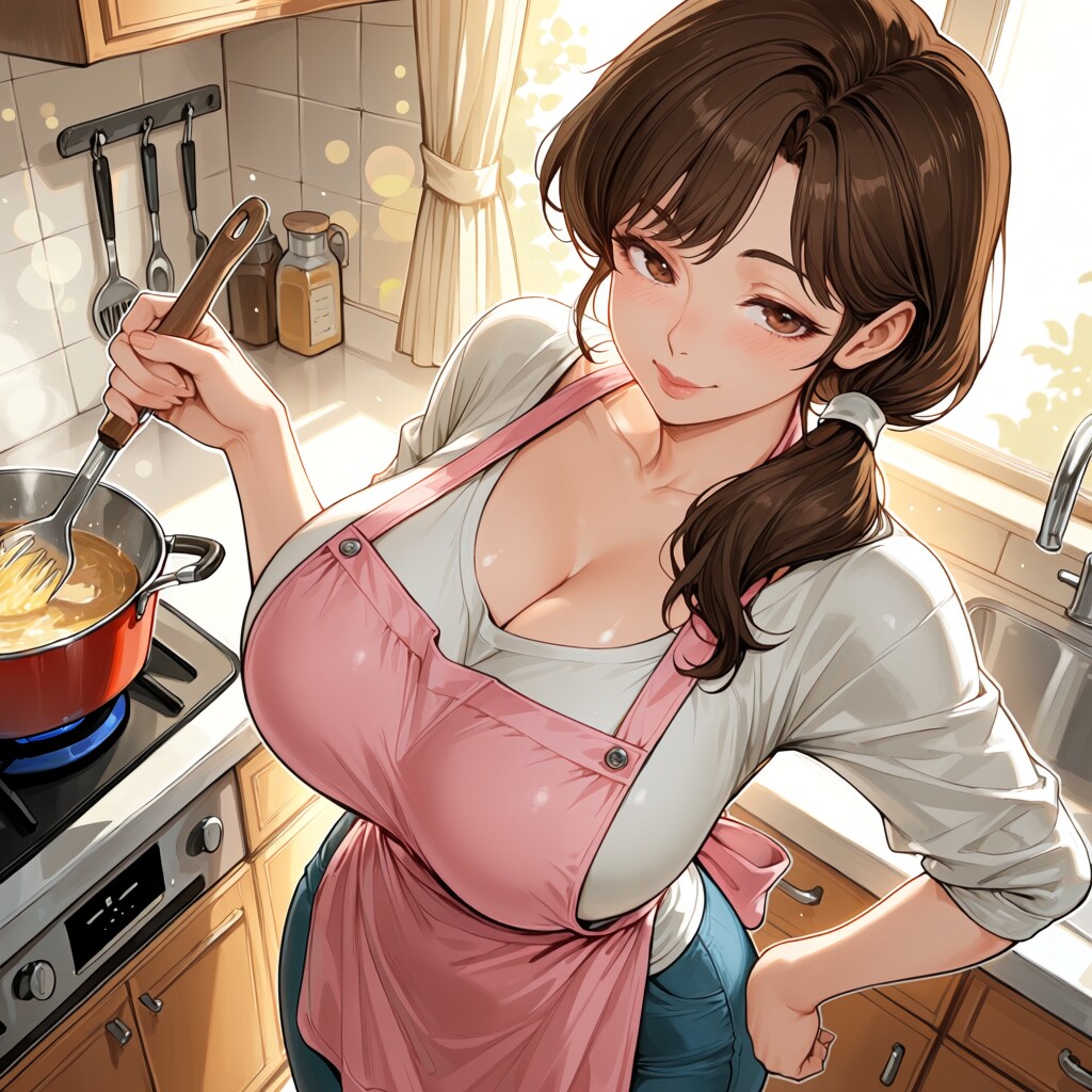 ピンクエプロンの魔力