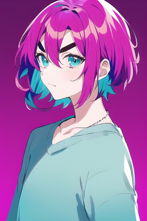 うちの子（マゼンタくん）