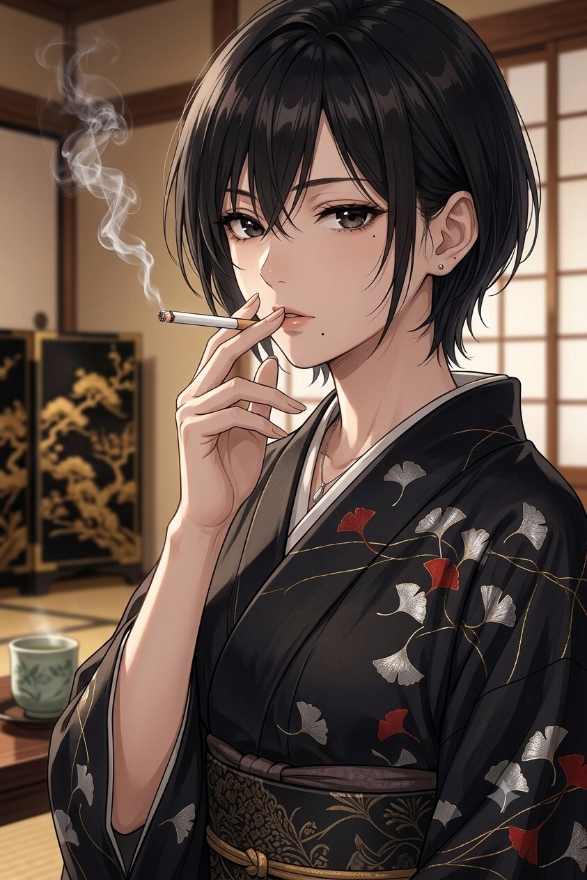 【ハルカ】着物スタイル | の人気AIイラスト・グラビア
