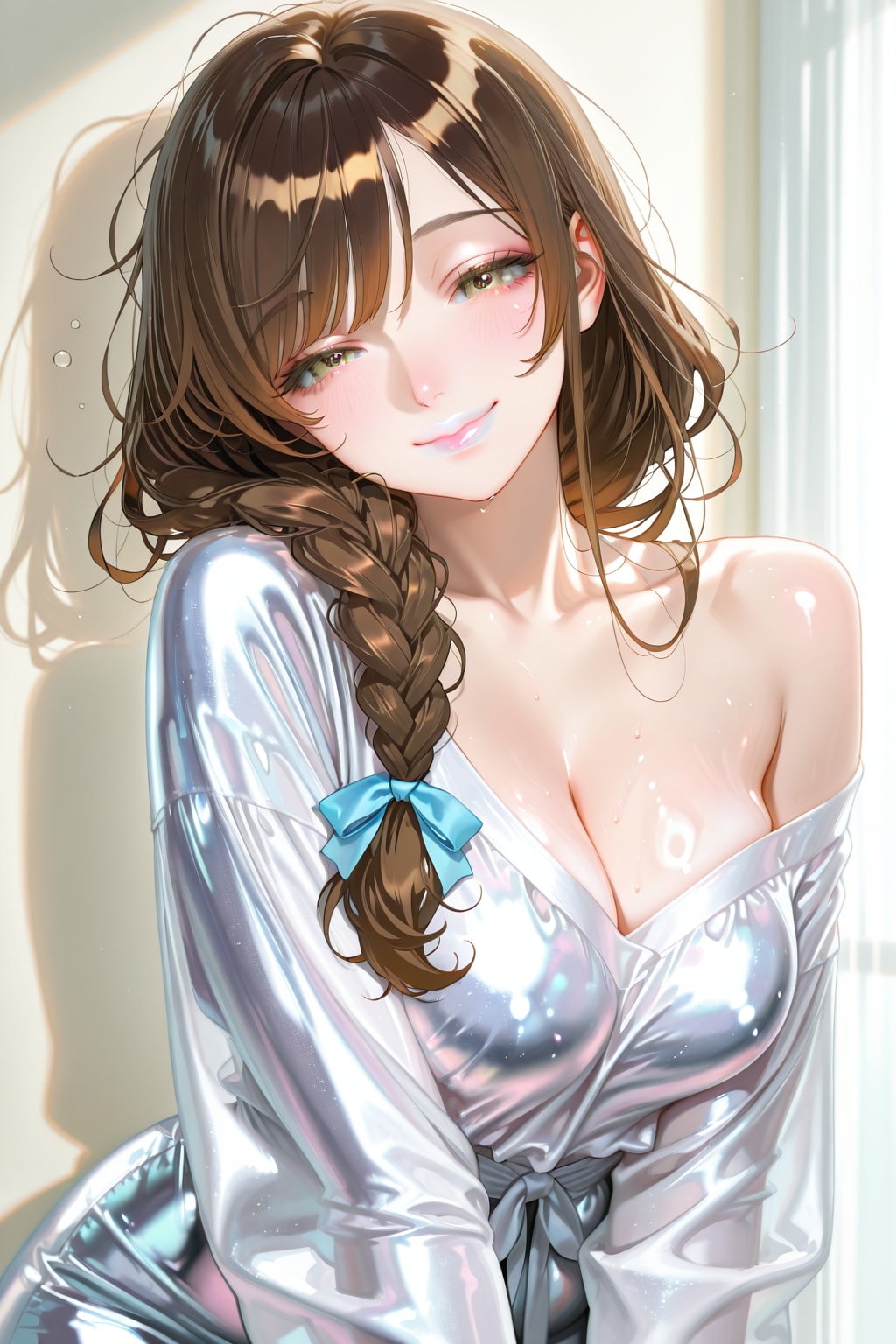 うふふ❤️おはよう❤️寝起きだからそんなに見られると恥ずかしいわ❤️