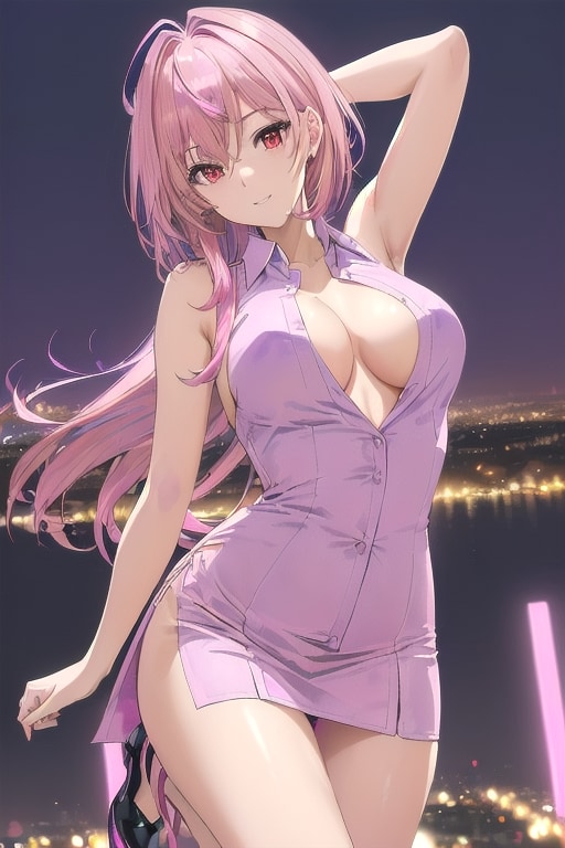 真夜中に現れた美少女01