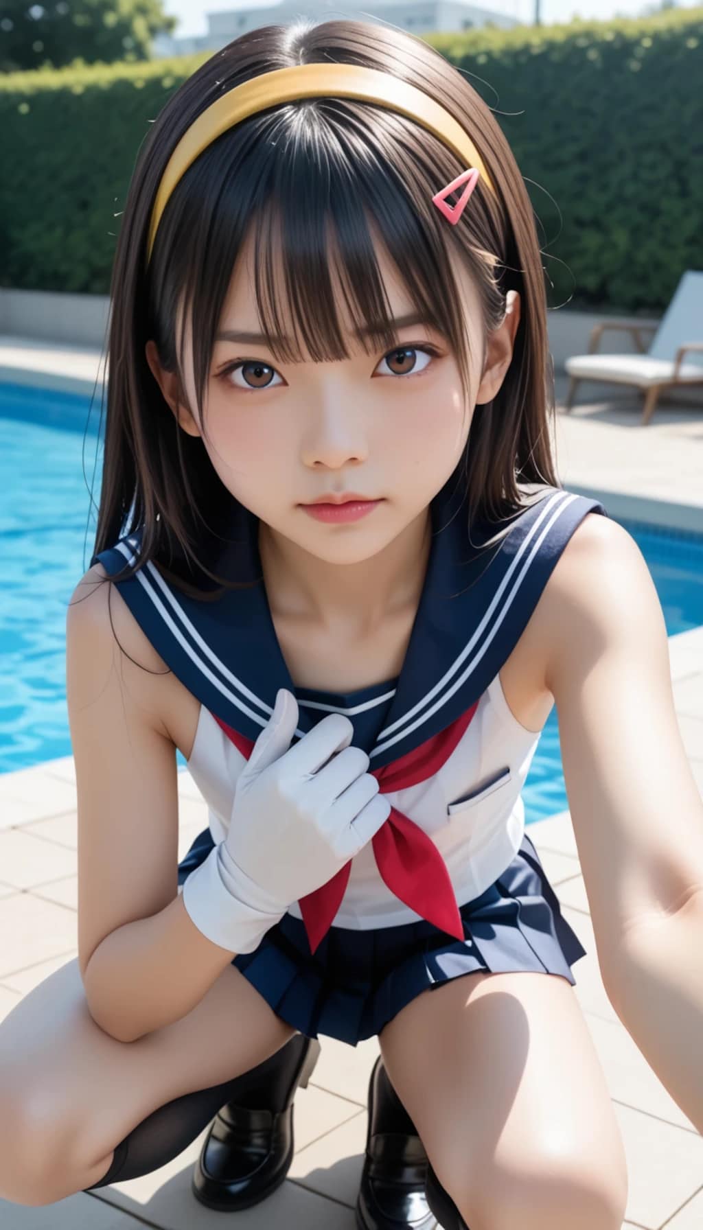 射抜くような眼差しと、溢れ出る反抗心。プールサイドで見せた、若さゆえの『危うい色気』を全解禁！貴方の理性を試す、挑発的で美しい6つの瞬間。