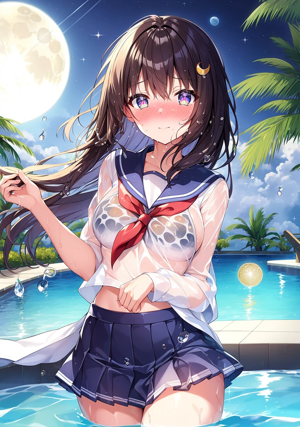 下着じゃなくて水着だから、はずかしくないもん！