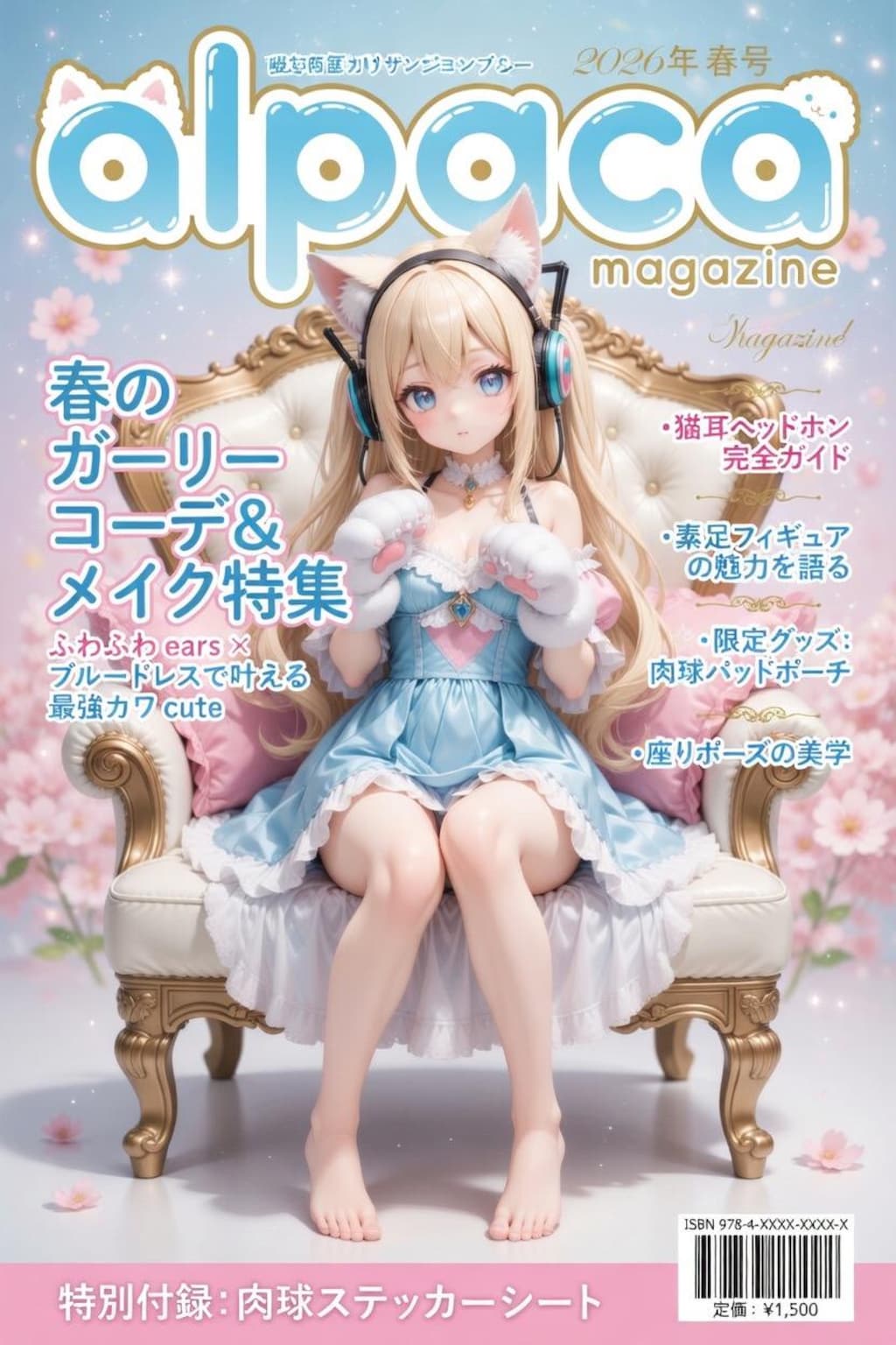 猫耳フィギュア　ガーリーコーデ