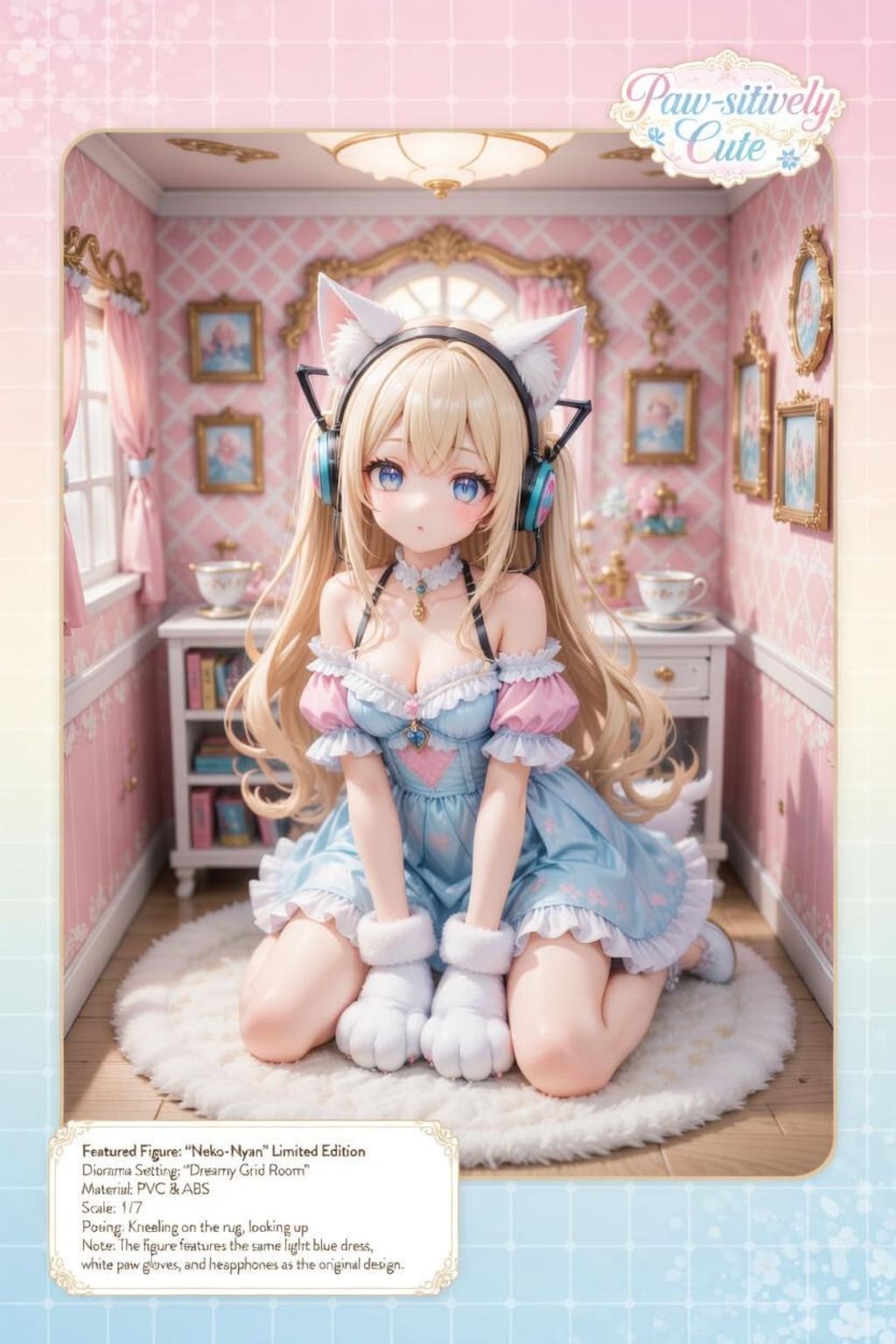 猫耳フィギュア　ガーリーコーデ