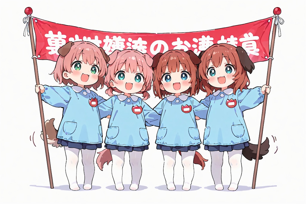 ちちぷいようちえん１日目！