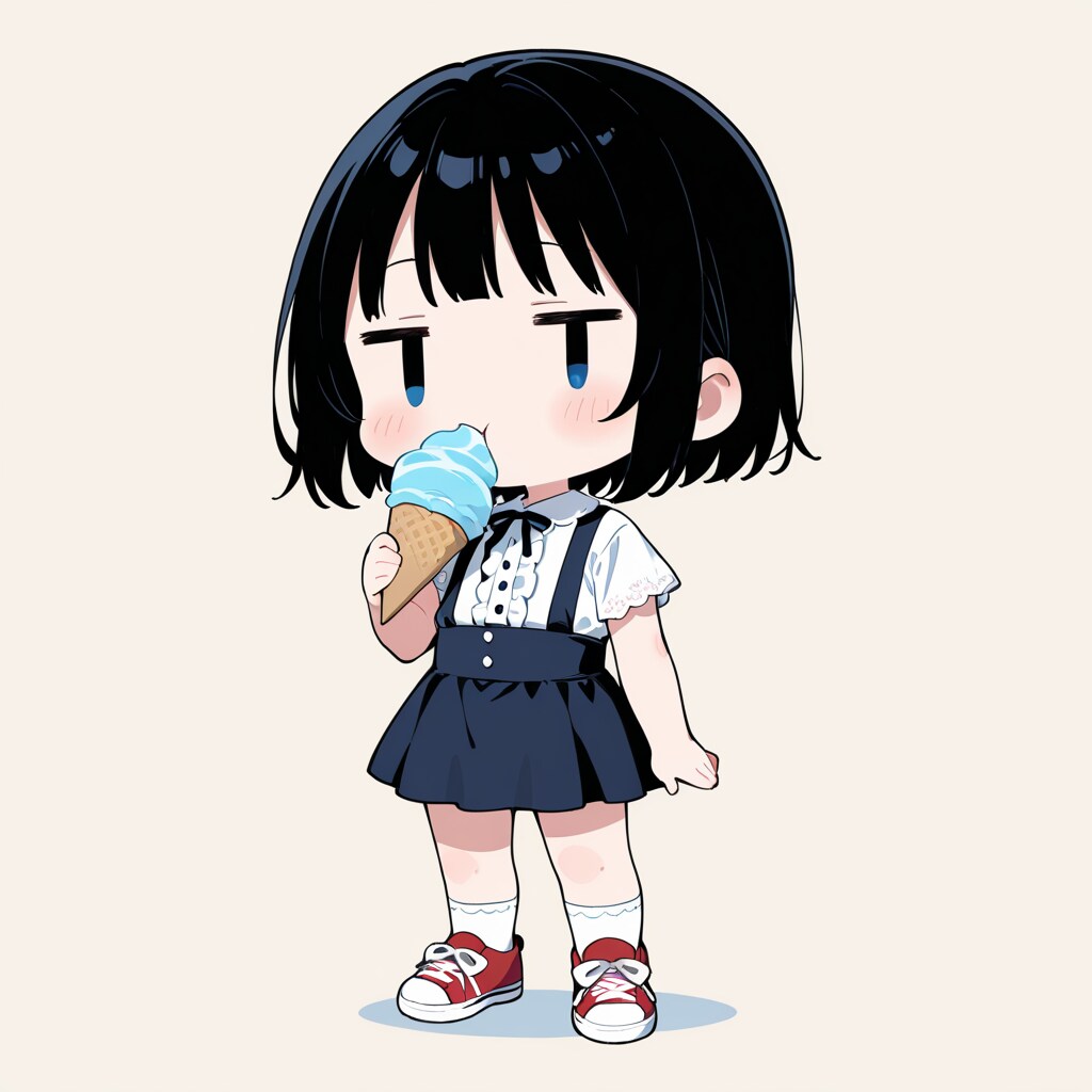 ジェラートを食べる