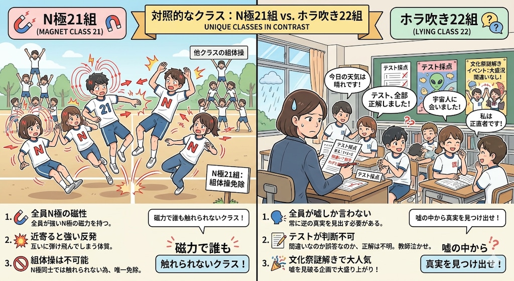 N極21組 vs ホラ吹き22組