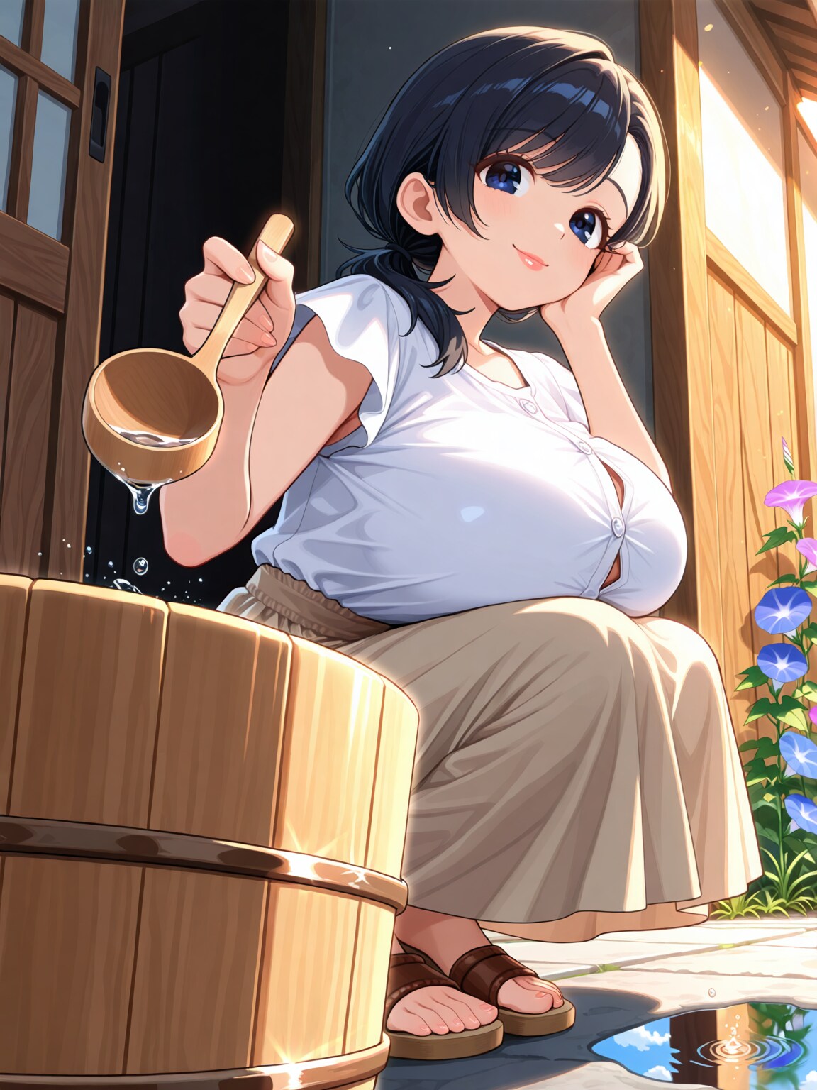 涼を求めて