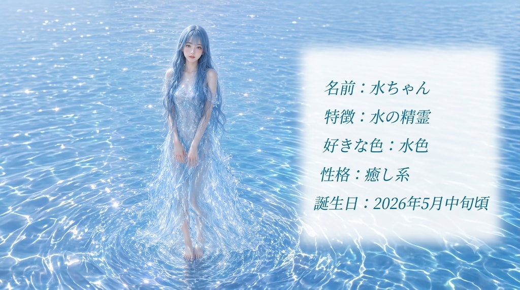 れい、レッド姐さん、リーフちゃん、かえるちゃん、ピンクちゃん、水ちゃん紹介（６枚）